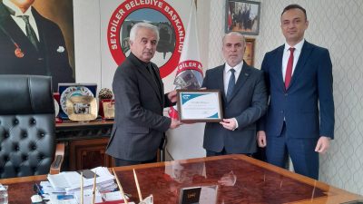 Sosyal Güvenlik İl Müdürü Emin Şahin ve beraberindeki heyet Seydiler