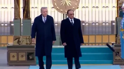 Cumhurbaşkanı Recep Tayyip Erdoğan, Malezya Başbakanı Enver İbrahim’i Beştepe’de resmi