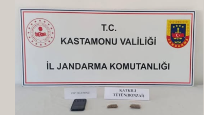 Kastamonu İl Jandarma Komutanlığı ekiplerince gerçekleştirilen aramalarda 15 gram bonzai