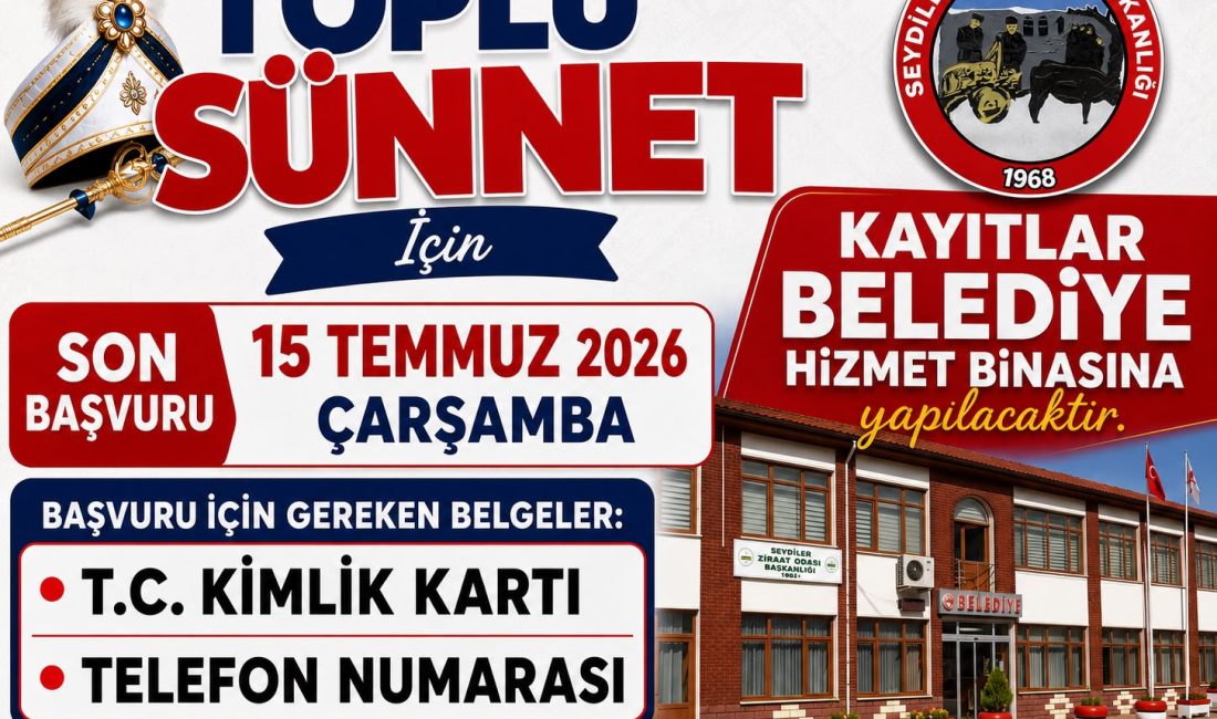 Seydiler Belediyesi, Belediye Başkanı Mehmet Erdoğan öncülüğünde, hayırsever vatandaşların destekleriyle