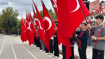 Kastamonu’da 30 Ağustos Zafer Bayramı’nın 104. yıl dönümü dolayısıyla kutlama