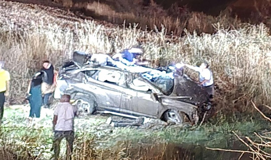Diyarbakır’ın Lice ilçesinde gece saatlerinde meydana gelen trafik kazası, iki