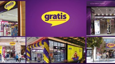Kişisel bakım ve kozmetik perakendeciliği alanında faaliyet gösteren Gratis, mağaza