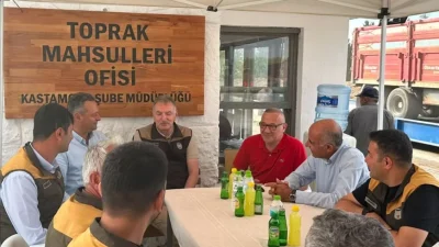 Toprak Mahsulleri Ofisi (TMO) Genel Müdürü Ahmet Güldal, Kastamonu’da gerçekleştirilen