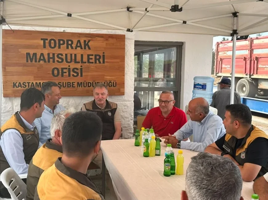 Toprak Mahsulleri Ofisi (TMO) Genel Müdürü Ahmet Güldal, Kastamonu’da gerçekleştirilen