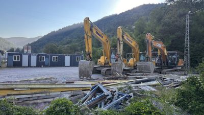 İnebolu Çayı’nda yıllardır etaplar halinde sürdürülen taşkın koruma çalışmalarında yeni