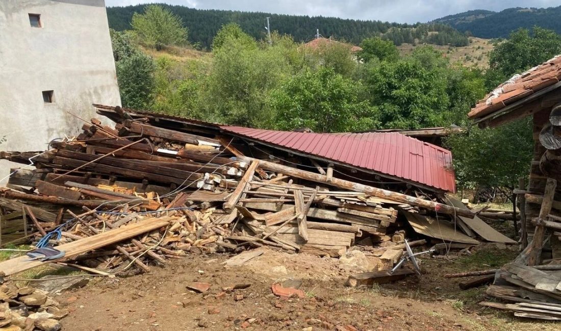 Kastamonu’nun Taşköprü ilçesine bağlı Kirazcık köyü Oruçlu Mahallesi’nde sabah saatlerinde