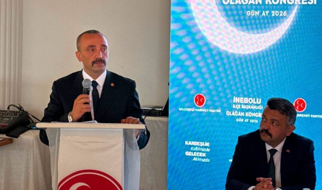 Milliyetçi Hareket Partisi (MHP) İnebolu İlçe Başkanlığı Olağan Kongresi, partililerin