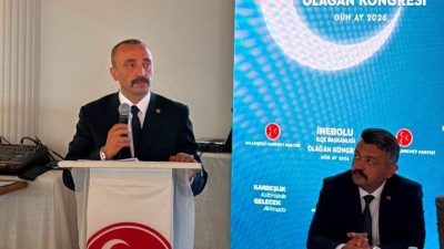 Milliyetçi Hareket Partisi (MHP) İnebolu İlçe Başkanlığı Olağan Kongresi, partililerin