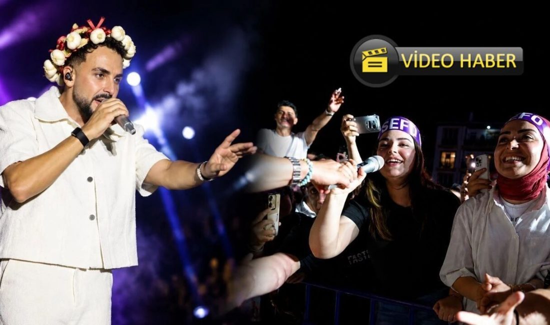 Ünlü rap sanatçısı Sefo, Kastamonu’nun Taşköprü ilçesinde düzenlenen 36. Uluslararası