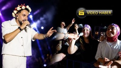 Ünlü rap sanatçısı Sefo, Kastamonu’nun Taşköprü ilçesinde düzenlenen 36. Uluslararası