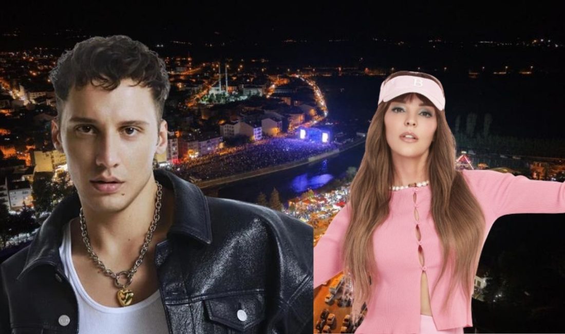 Taşköprü’de 36. Uluslararası Kültür ve Sarımsak Festivali’nin 6. gününde konser