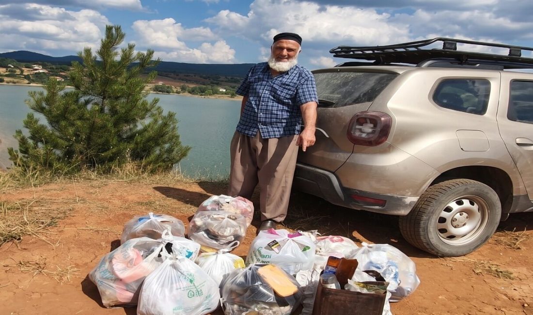 Taşköprü’nün Aşağışehirören Köyü Muhtarı Erdoğan Kaya, Abdalhasan köyünde bulunan Asar