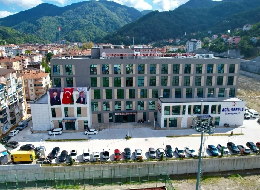Kastamonu’nun Bozkurt ilçesinde yapımı tamamlanan 35 yataklı Bozkurt-Abana Devlet Hastanesi’nde