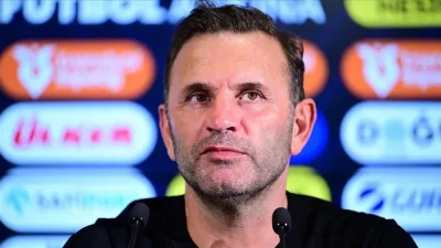 Galatasaray Teknik Direktörü Okan Buruk, Trabzonspor maçı öncesi Victor Osimhen