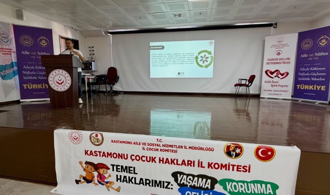 Kastamonu’da Çocuk Hakları Komitesi üyeleri ile devlet koruması altındaki çocuklara
