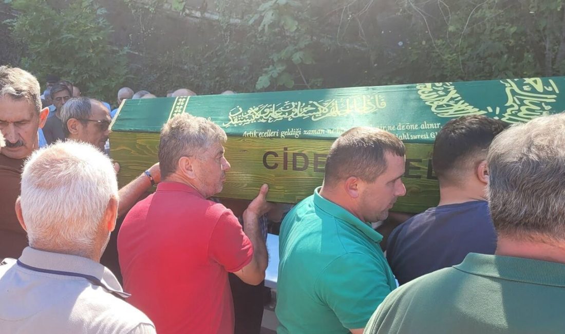 Kastamonu’da; Cide Belediye Başkanı Nejdet Demir, hayatını kaybeden kayınvalidesi Nazlı