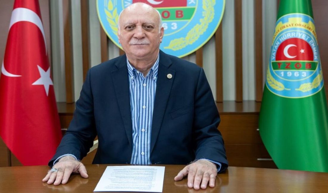 Türkiye Ziraat Odaları Birliği Genel Başkanı Şemsi Bayraktar, artan jeopolitik