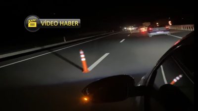 Kastamonu’da; Taşköprü–Hanönü kara yolunda çift şeridin tek şeride düşürülmesi, sürücülere